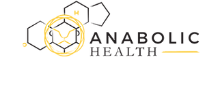 The logo for Anabolic Health, a brand specializing in male hormone-boosting and blood flow supplements.